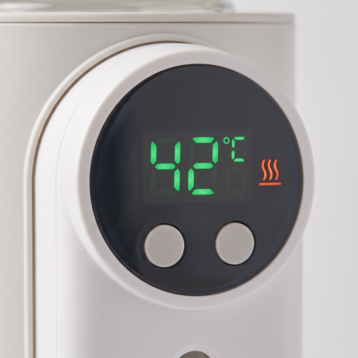 Displej izbliza, temperatura i dva dugmeta